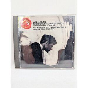 Van Cliburn Tchaikovsky Concerto No. 1 Rachmaninoff Concerto No. 2 RCA CD